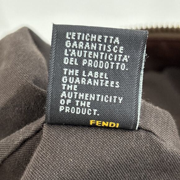 Authentic Fendi Zucca monogram tote bag nylon/leather - Picture 14 of 15